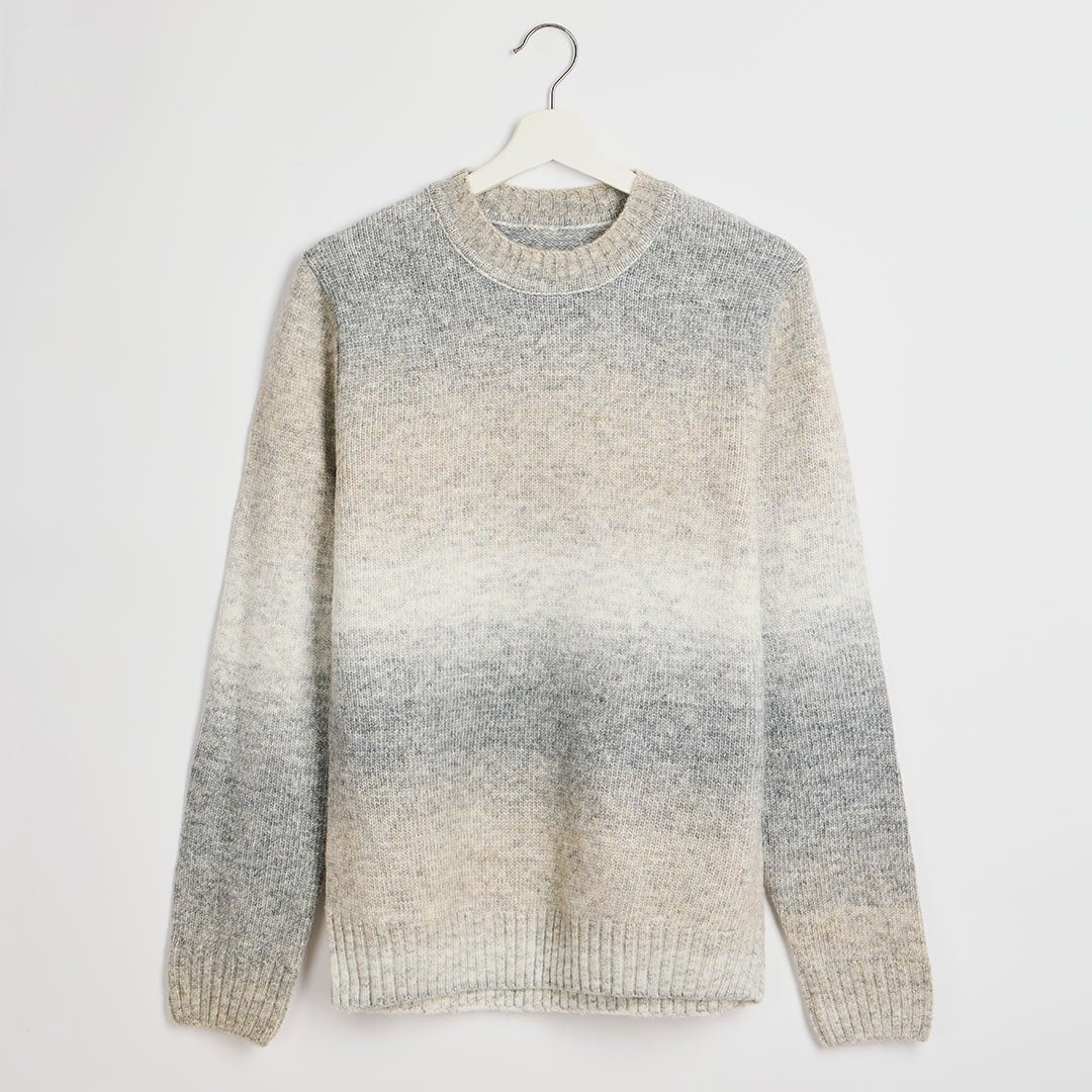 Mens Grey Crew Neck Jumper from You Know Who's