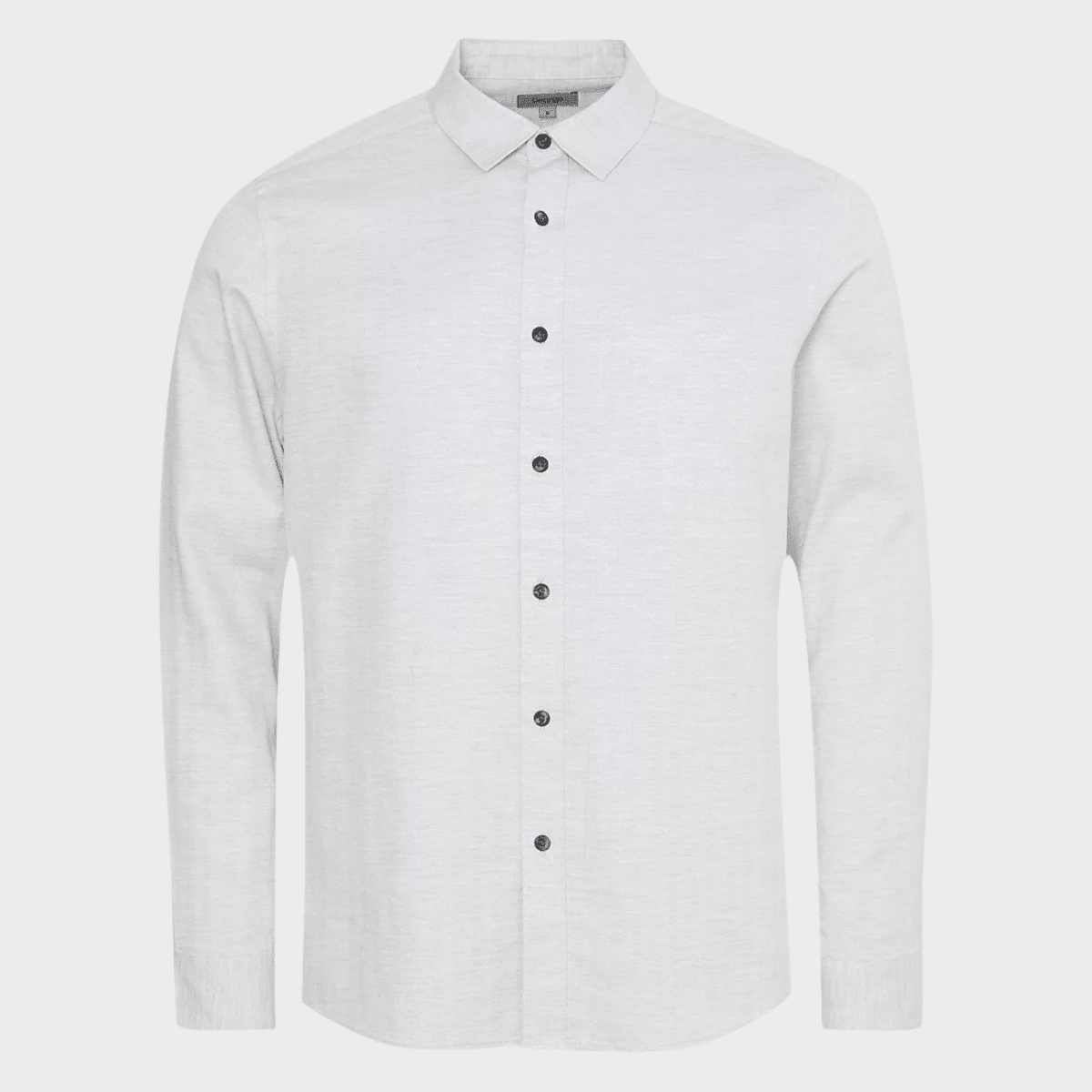 Mens Grey Herringbone Button Shirt from You Know Who's