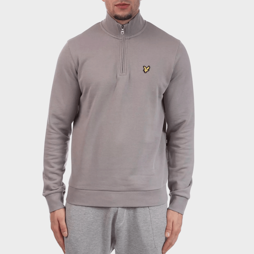 Mens Grey Lyle & Scott 1/4 Zip from You Know Who's