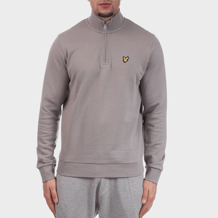 Mens Grey Lyle & Scott 1/4 Zip from You Know Who's