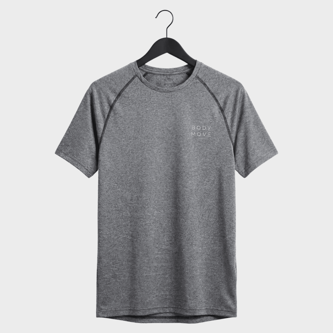 Mens Grey Marled Sports Top from You Know Who's