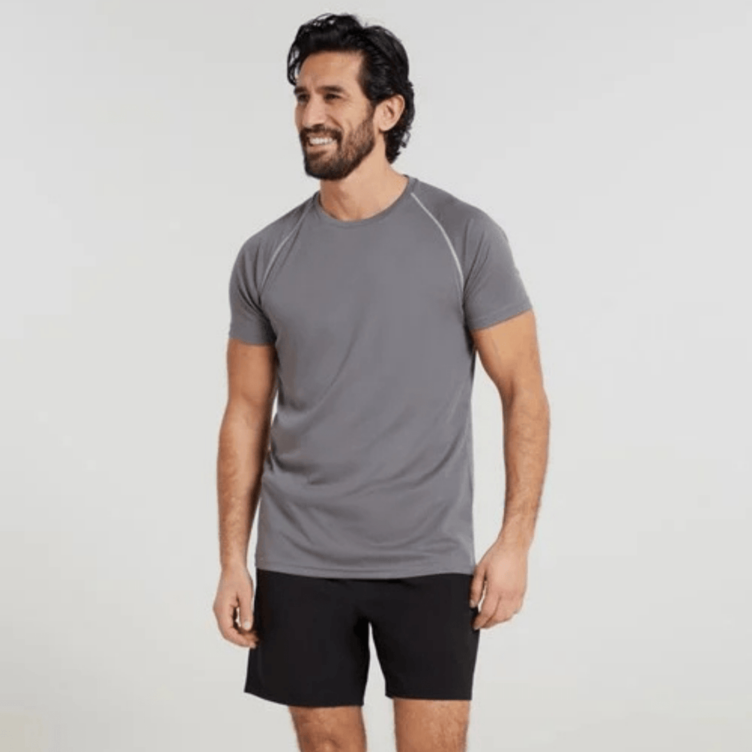 Mens Grey Quick Drying T-Shirt from You Know Who's
