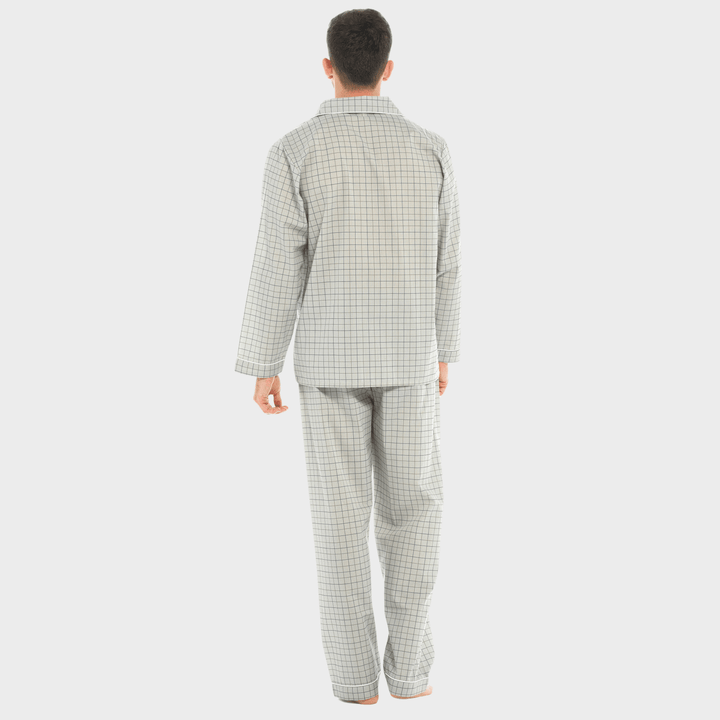 Mens Grey Striped Pyjamas from You Know Who's