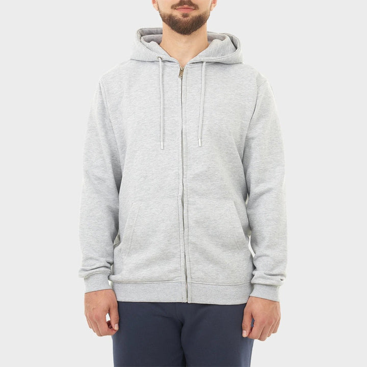 Mens Grey Zip Hoodie from You Know Who's