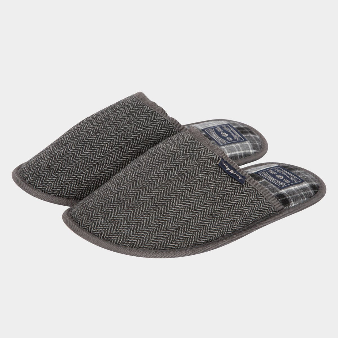 Mens Herringbone Slippers from You Know Who's