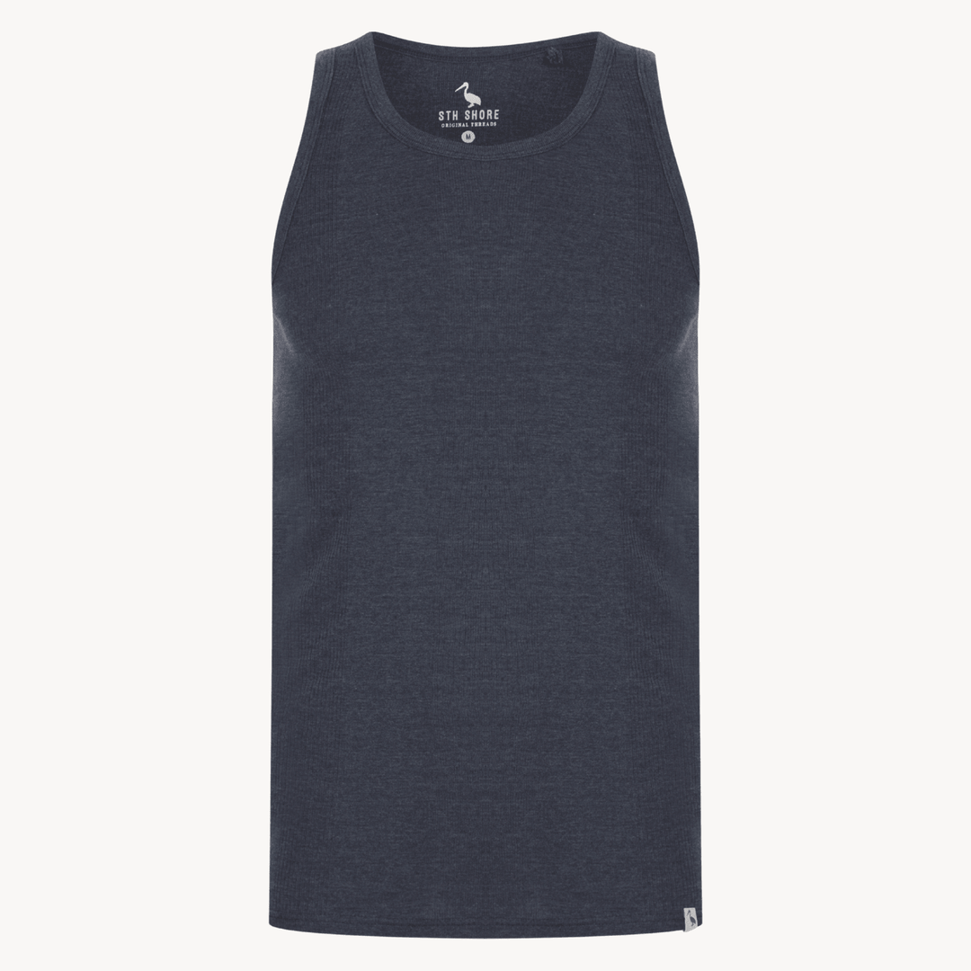 Mens Indigo Vest from You Know Who's