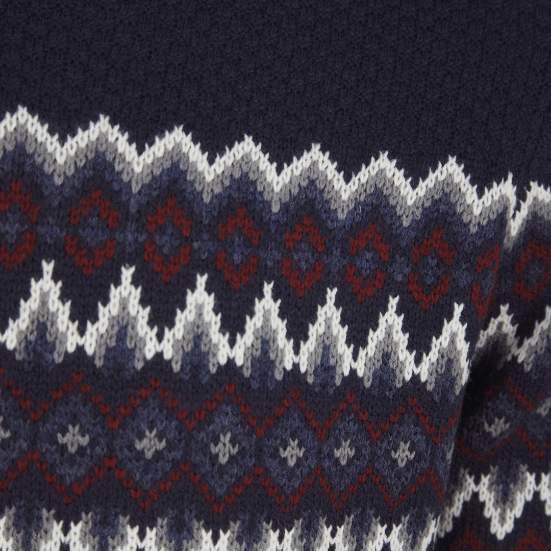Mens Ink Fairisle Jacquard Jumper from You Know Who's
