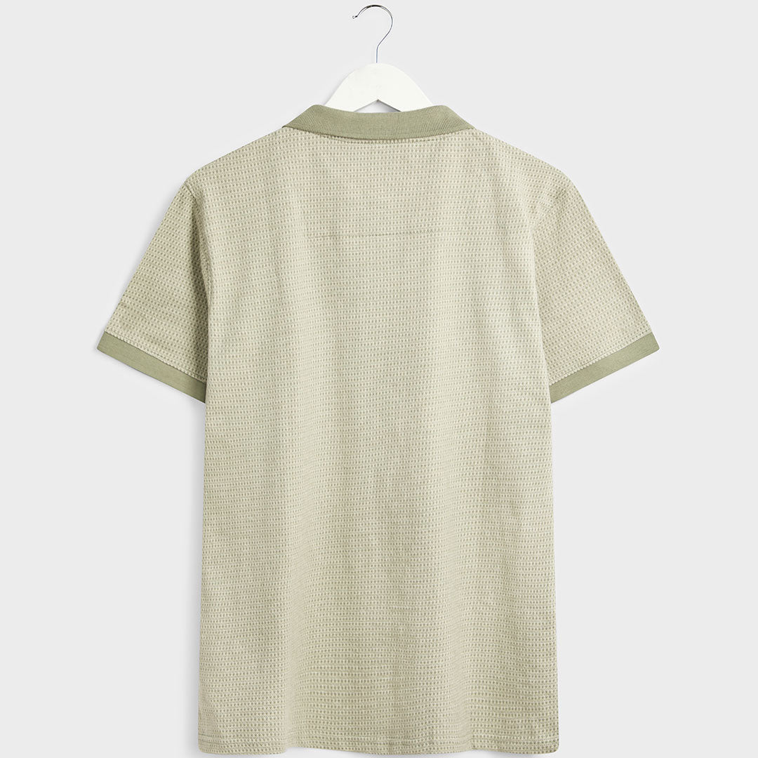 Mens Jacquard Button Polo from You Know Who's