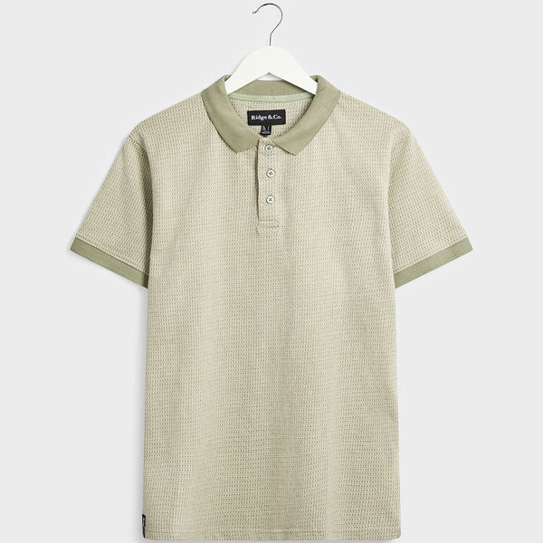Mens Jacquard Button Polo from You Know Who's