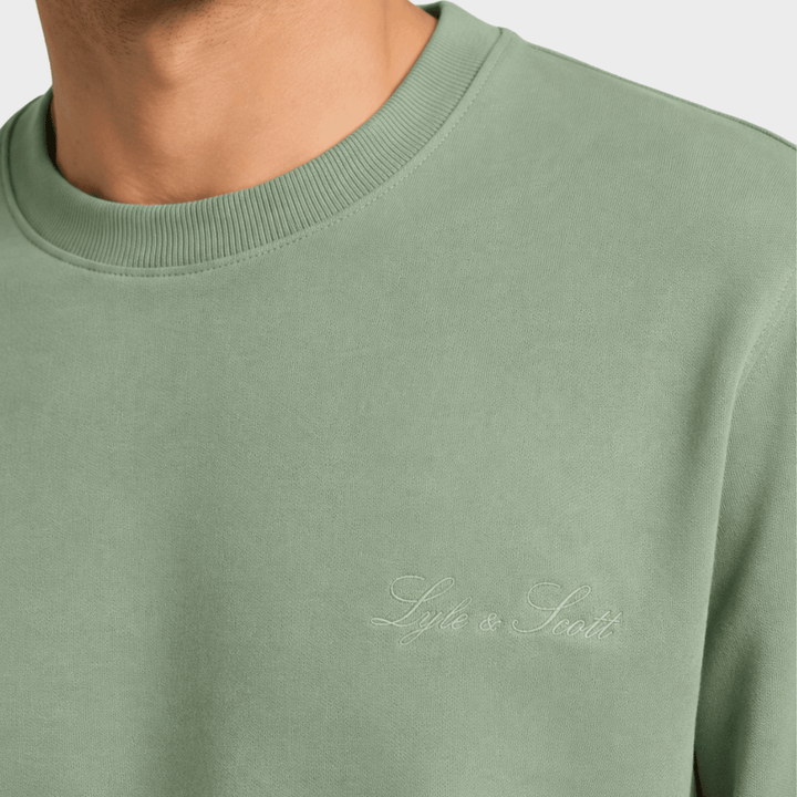 Mens Jade Lyle & Scott Embroidered Text Sweater from You Know Who's