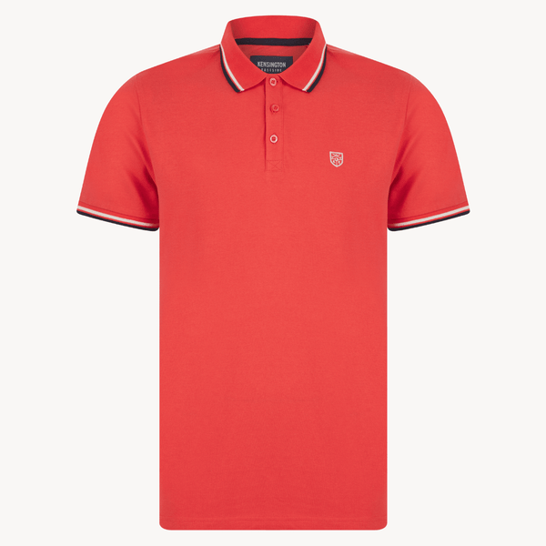 Mens Kensington Cayenne Tipped Collar Polo from You Know Who's