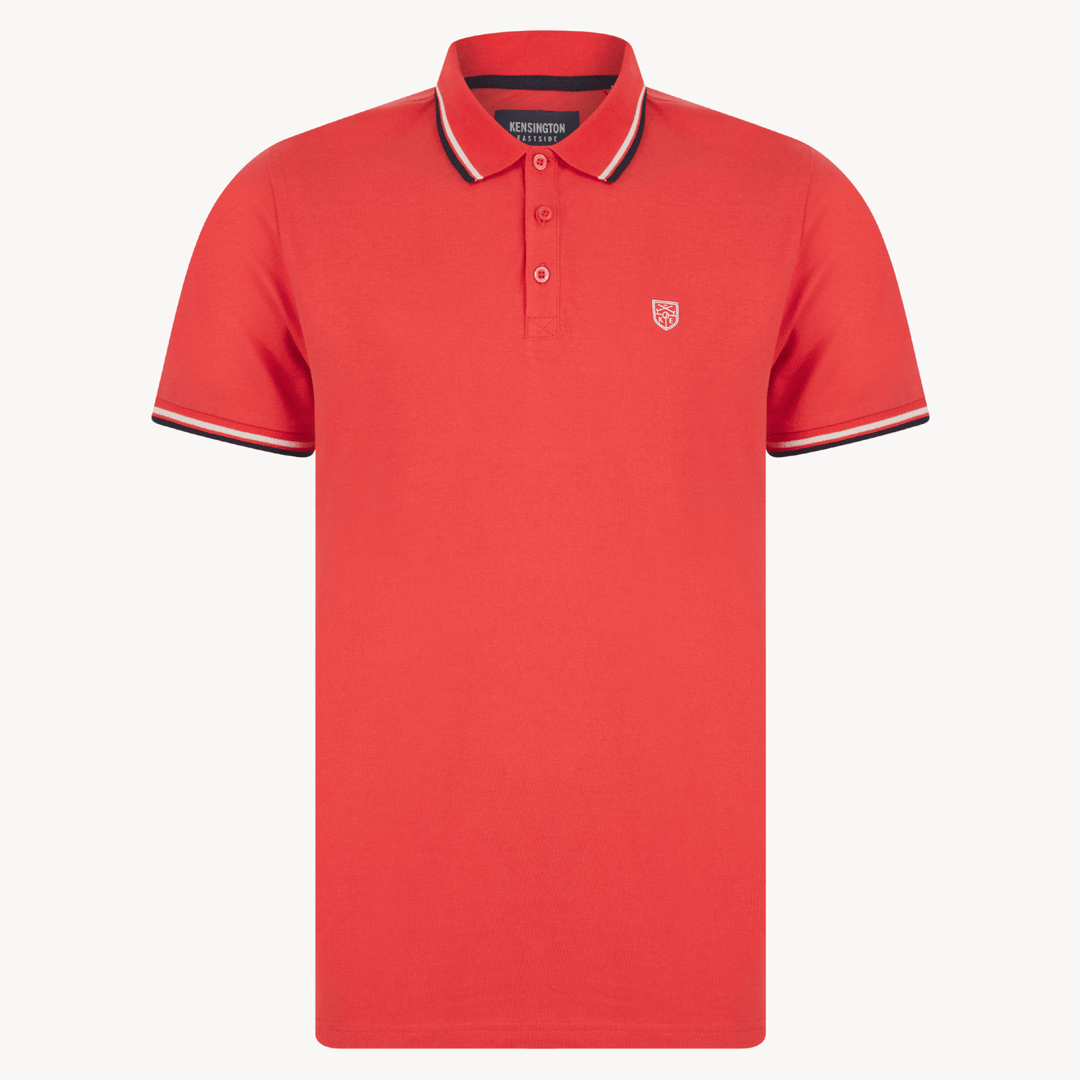 Mens Kensington Cayenne Tipped Collar Polo from You Know Who's