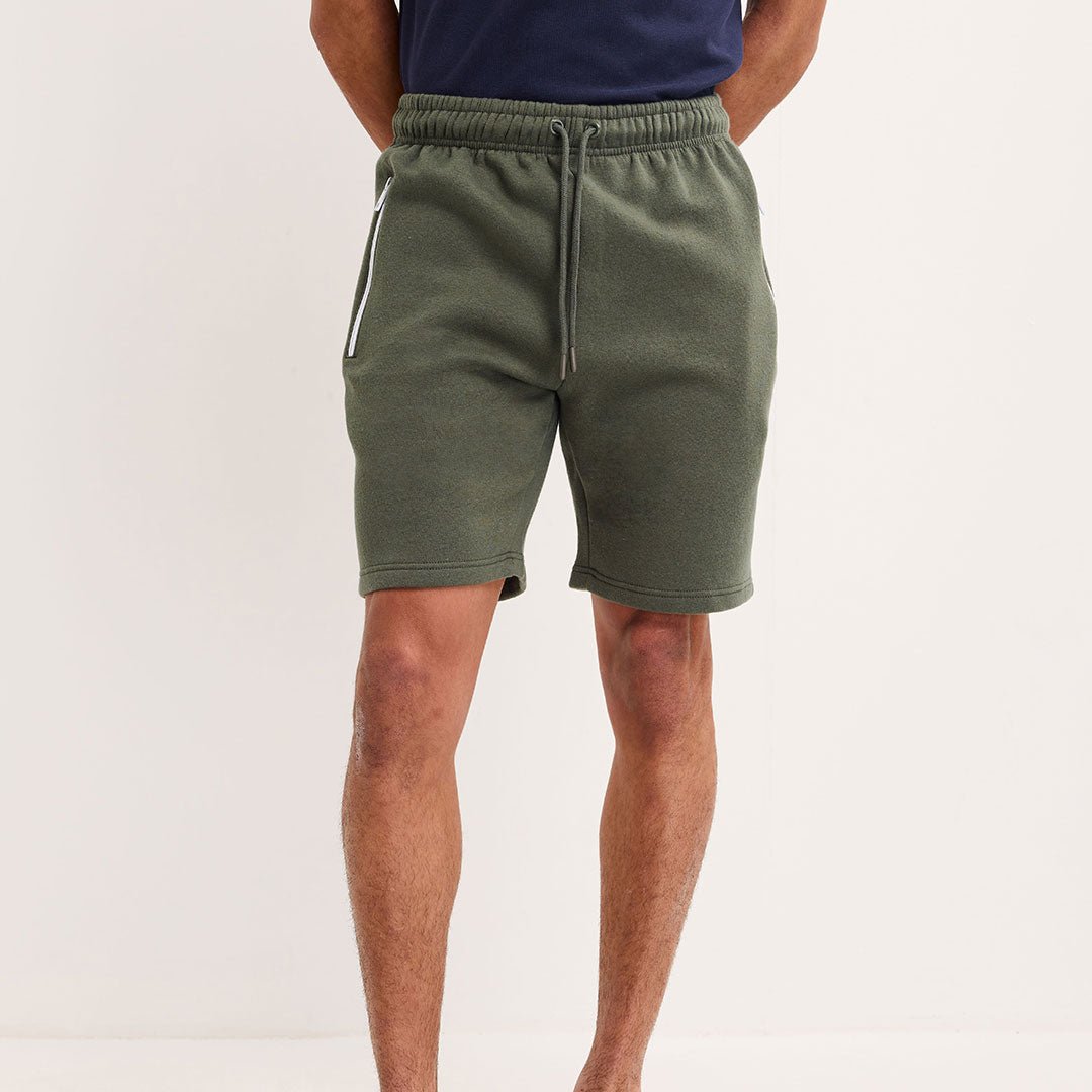 Mens Khaki 2 Pocket Zip Short from You Know Who's