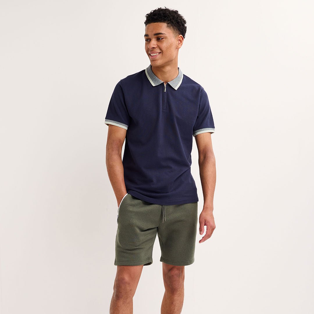 Mens Khaki 2 Pocket Zip Short from You Know Who's