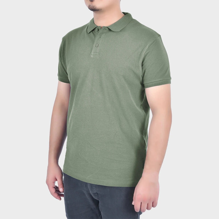 Mens Khaki Polo Shirt from You Know Who's