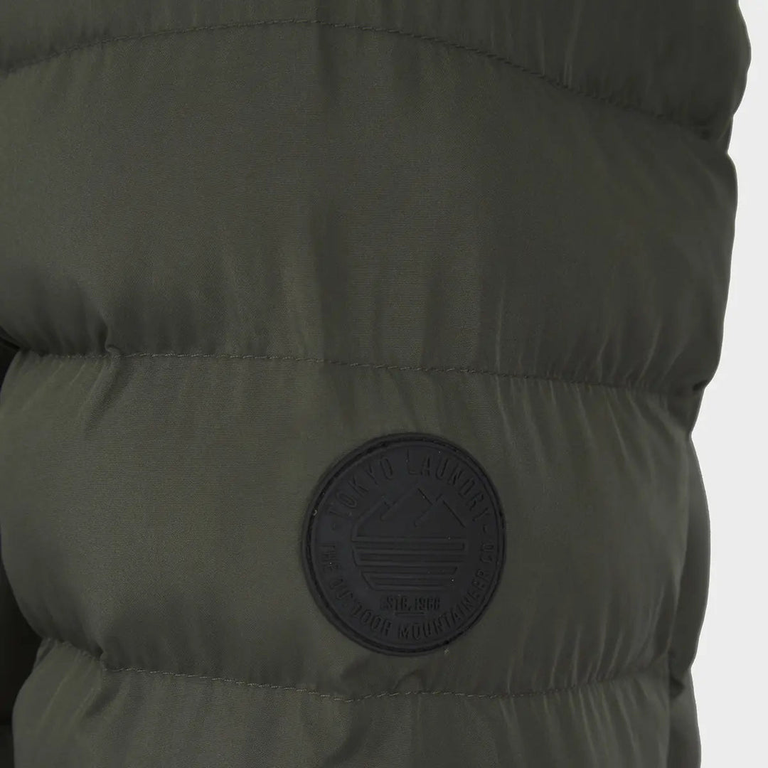 Mens Khaki Quilted Jacket from You Know Who's