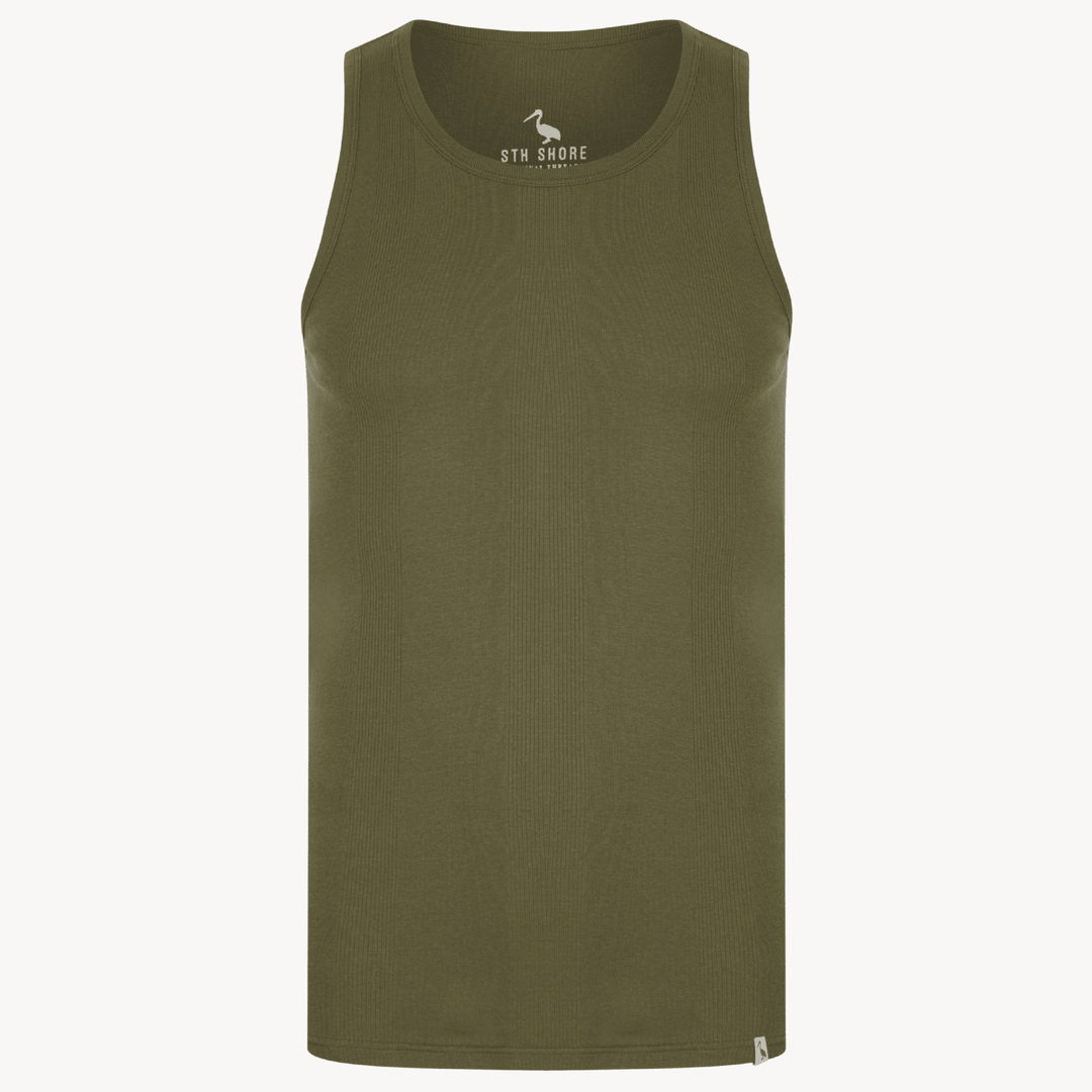 Mens Khaki Vest from You Know Who's