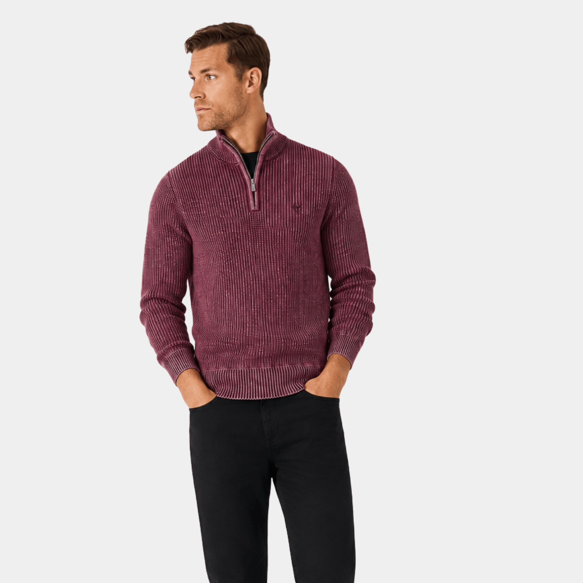 Mens Knit 1/4 Zip from You Know Who's
