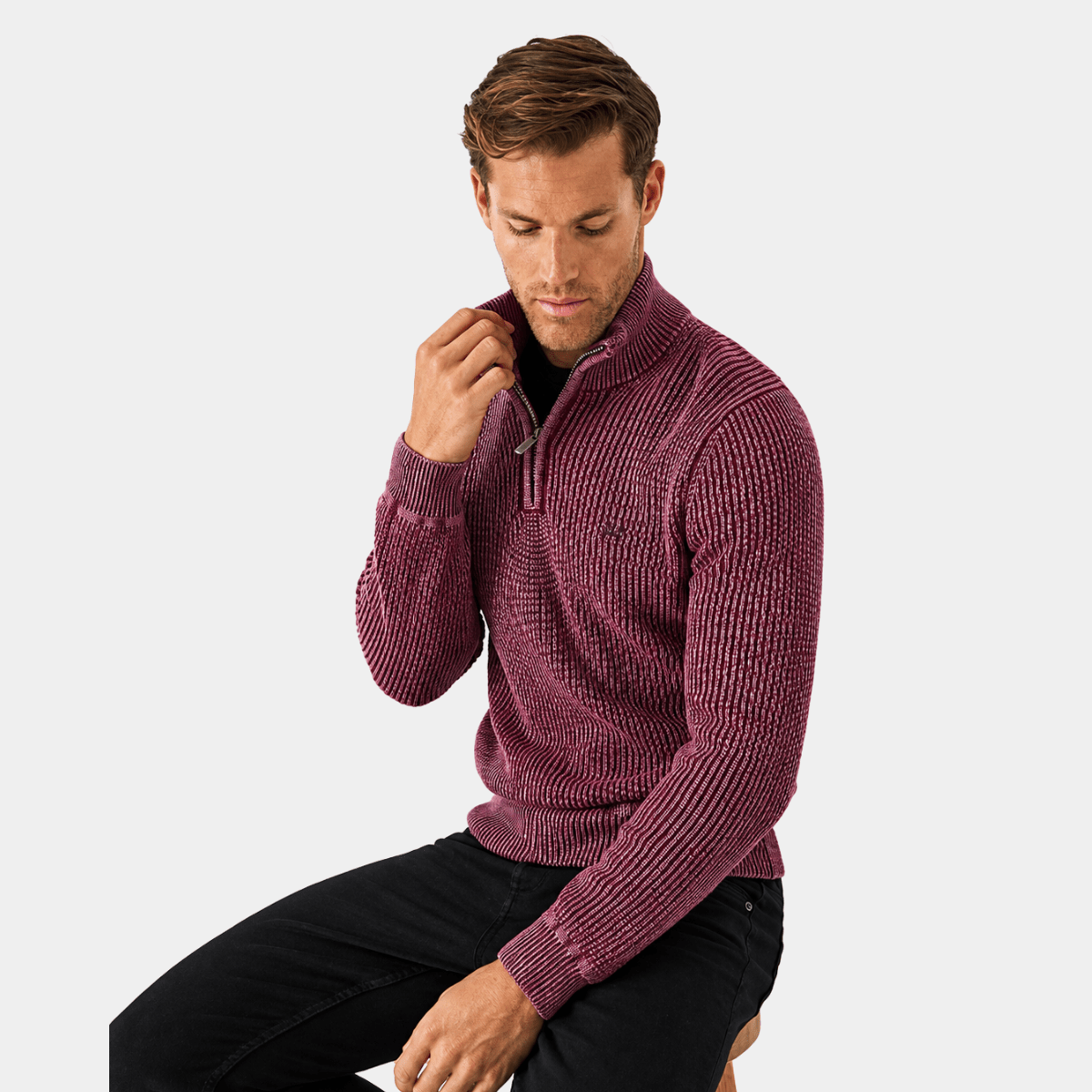 Mens Knit 1/4 Zip from You Know Who's