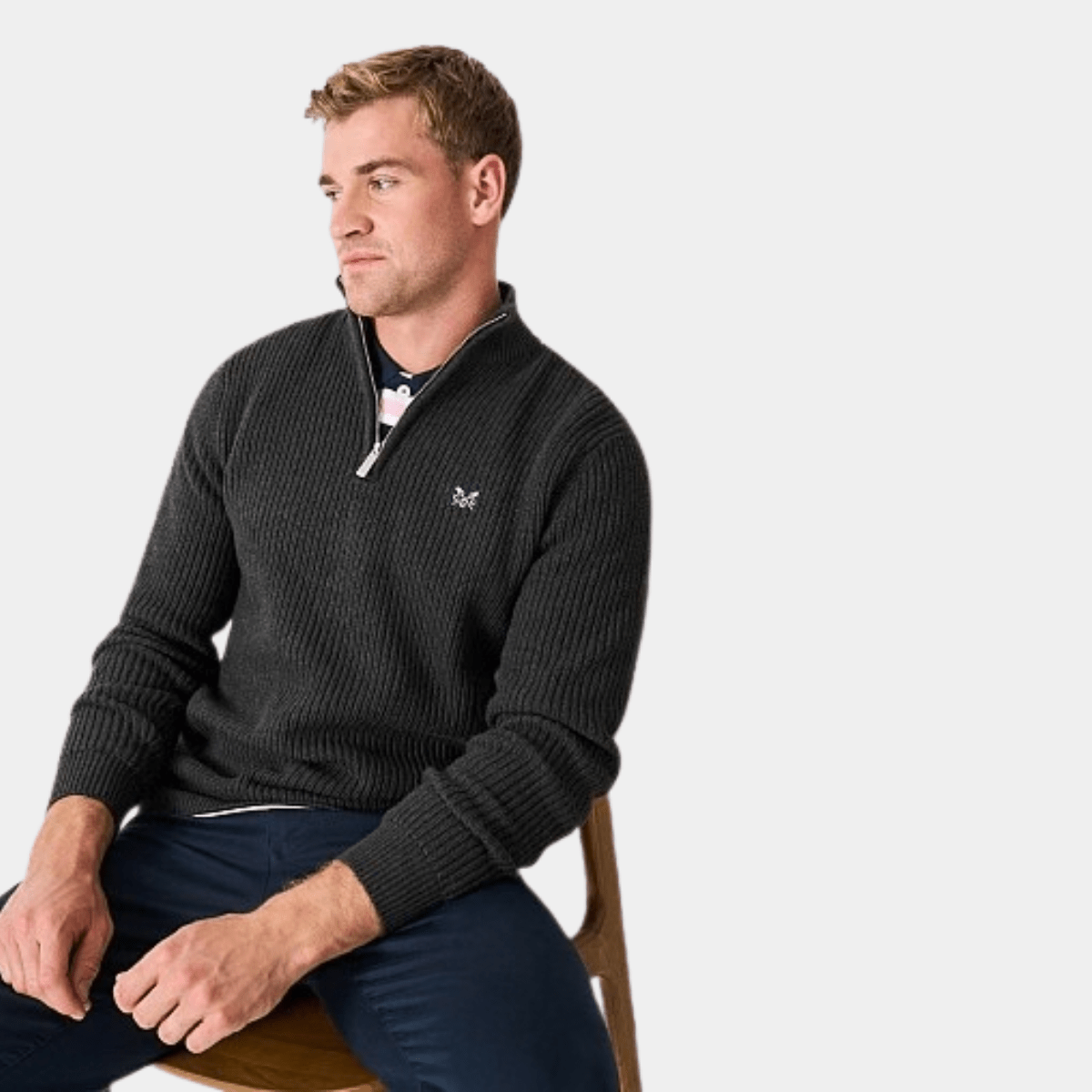 Mens Knit 1/4 Zip from You Know Who's