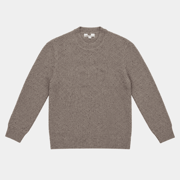 Mens Lambswool Chunky Knit Crew from You Know Who's