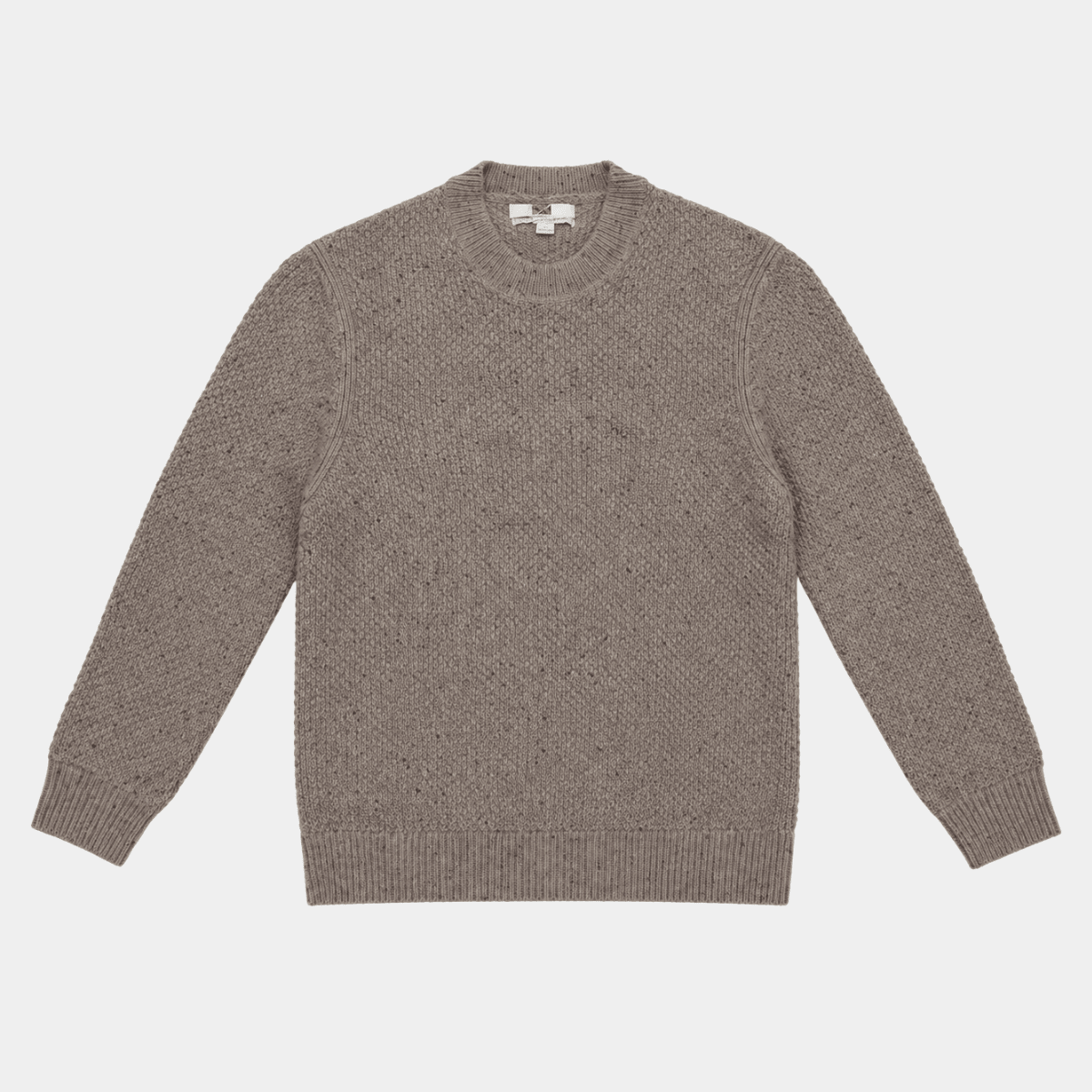 Mens Lambswool Chunky Knit Crew from You Know Who's