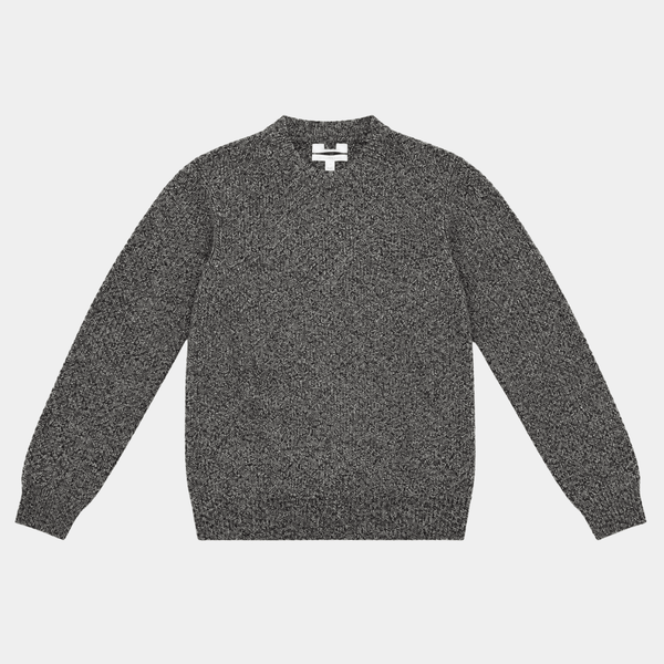 Mens Lambswool Chunky Knit Crew from You Know Who's