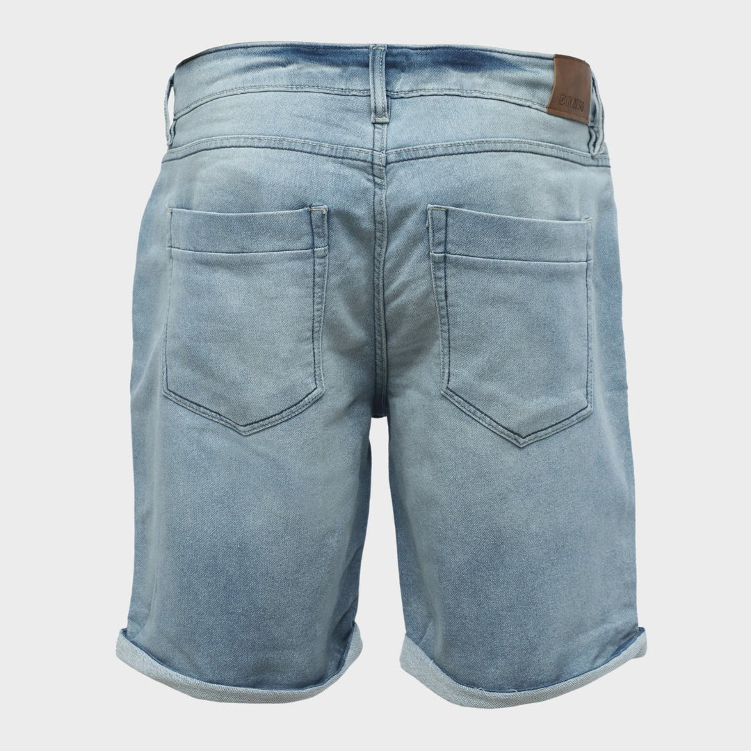 Men`s Light Blue Denim Shorts from You Know Who's