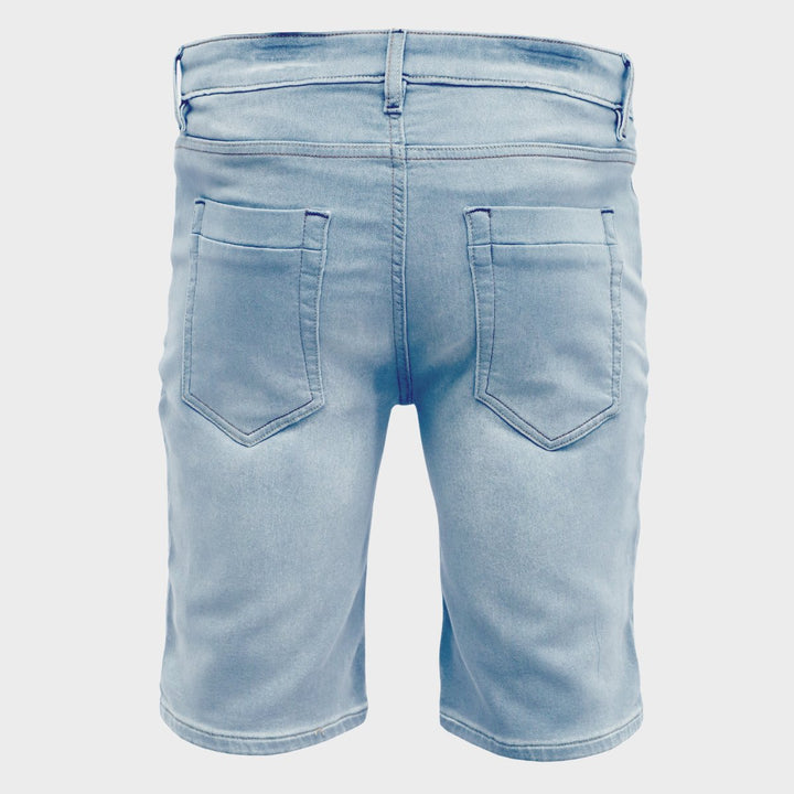 Men`s Light Blue Denim Shorts from You Know Who's