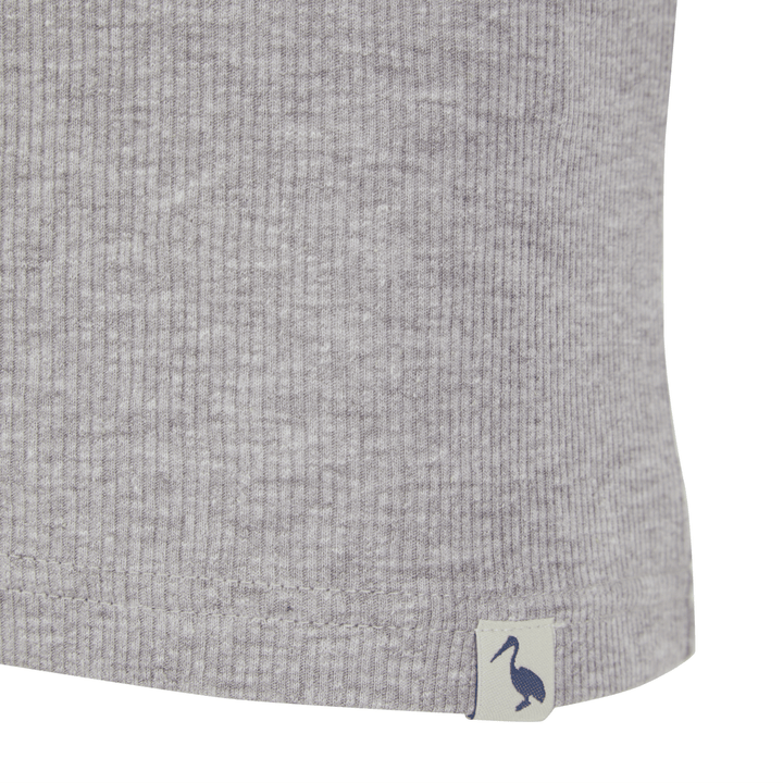 Mens Light Grey Ribbed Vest from You Know Who's