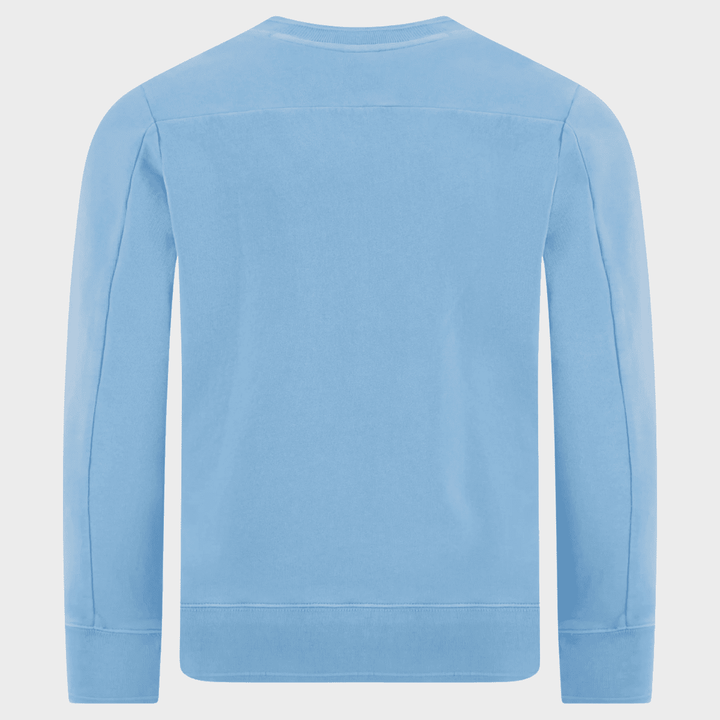 Mens Lyle & Scott Silver Badge Sweater Baby Blue from You Know Who's