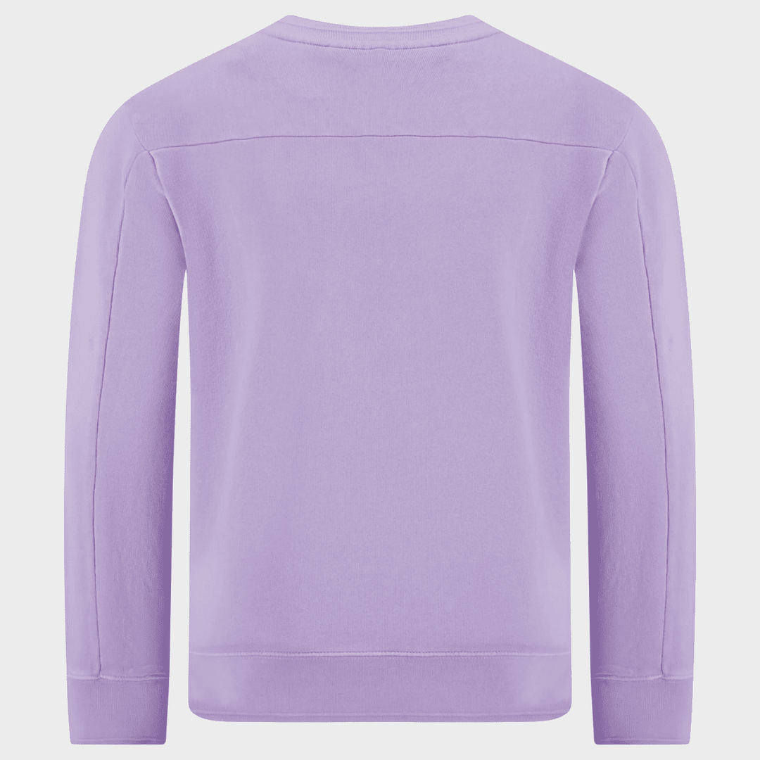 Mens Lyle & Scott Silver Badge Sweater Lilac from You Know Who's