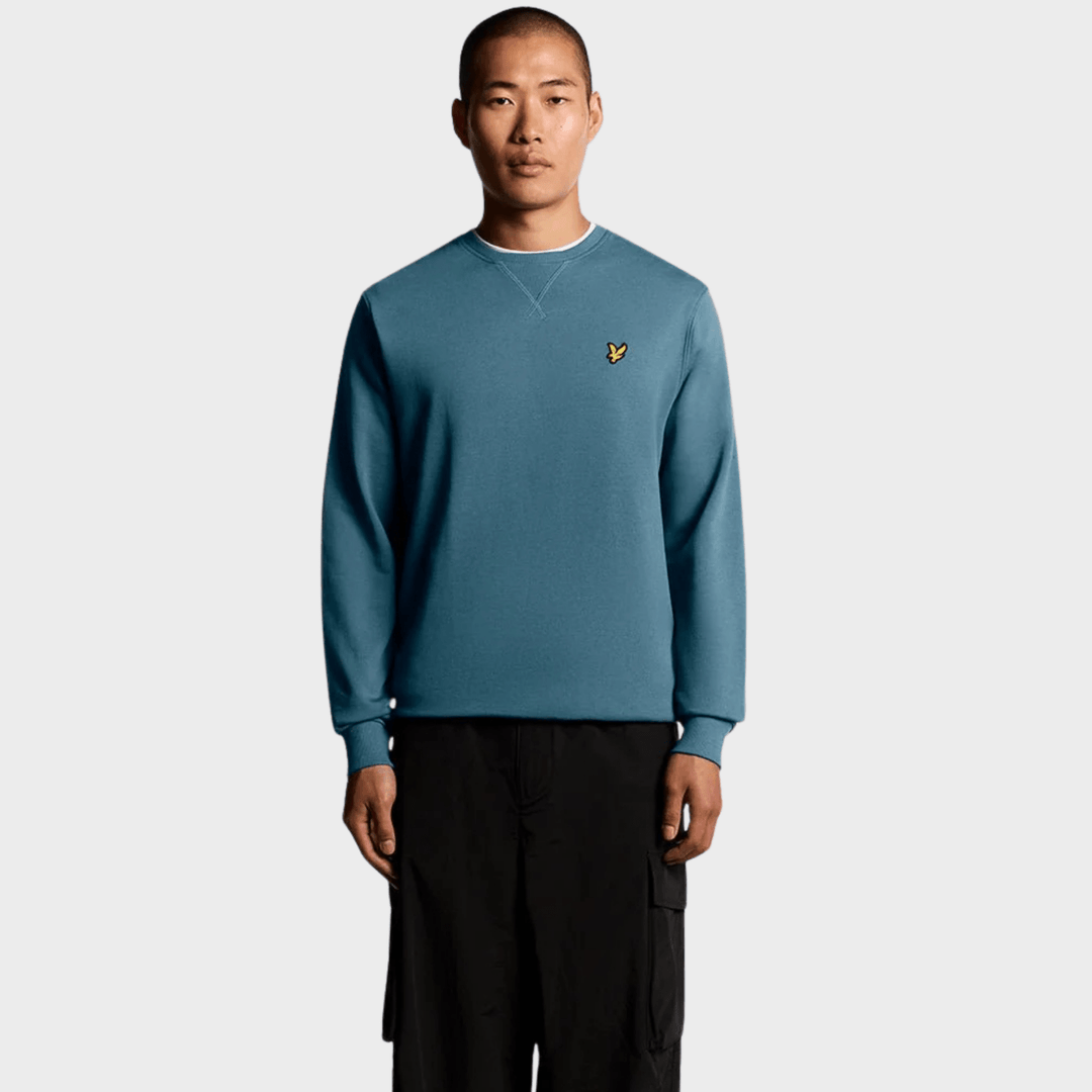 Mens Lyle & Scott Sweater Airforce from You Know Who's