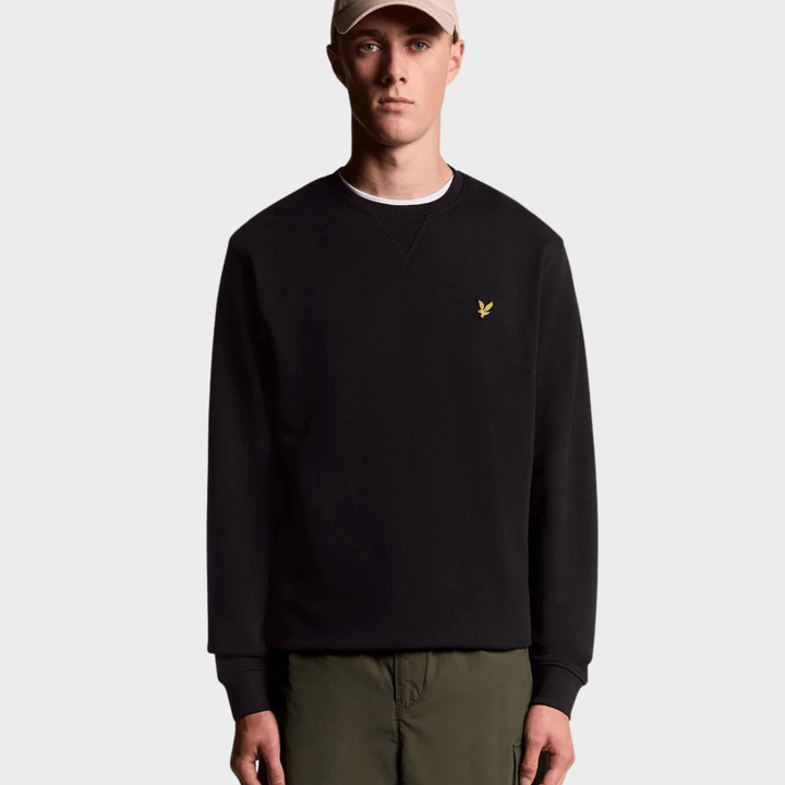 Mens Lyle & Scott Sweater Black from You Know Who's