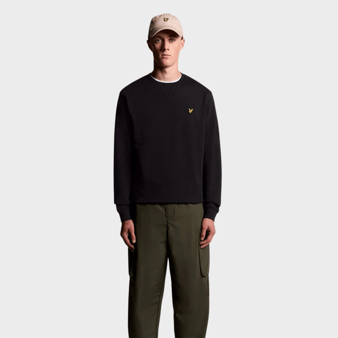 Mens Lyle & Scott Sweater Black from You Know Who's