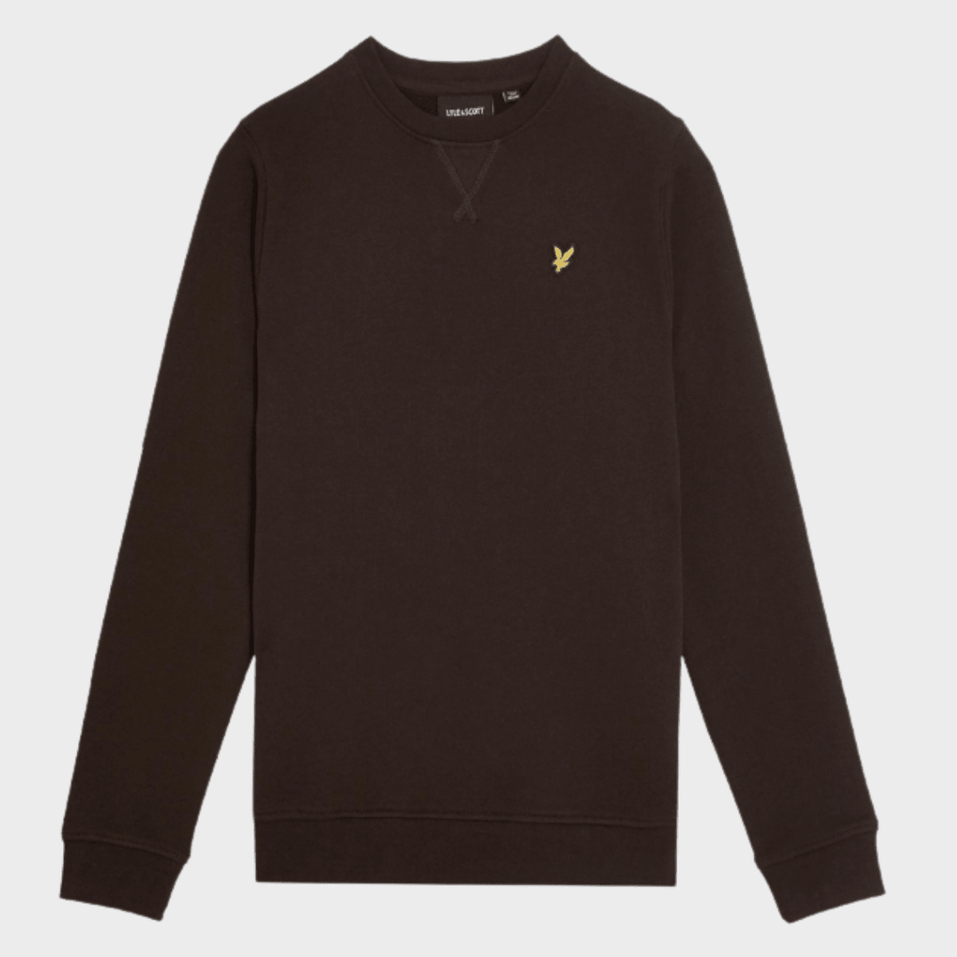 Mens Lyle & Scott Sweater Dark Brown from You Know Who's