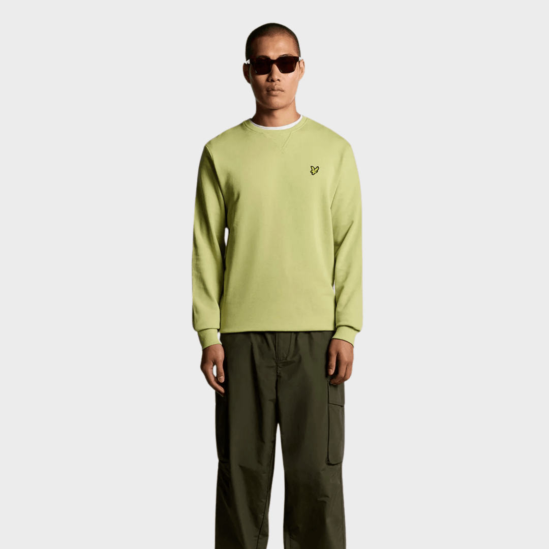 Mens Lyle & Scott Sweater Lime from You Know Who's