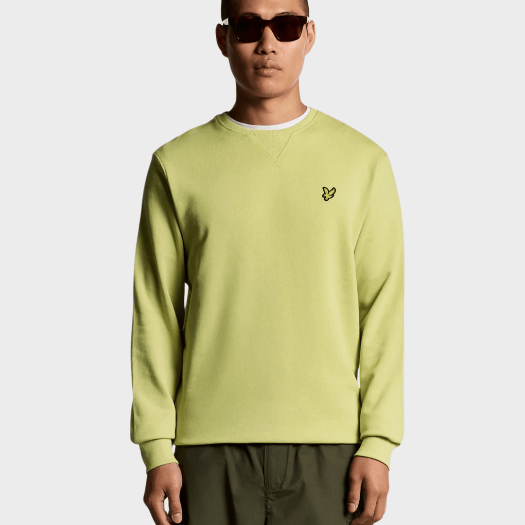 Mens Lyle & Scott Sweater Lime from You Know Who's