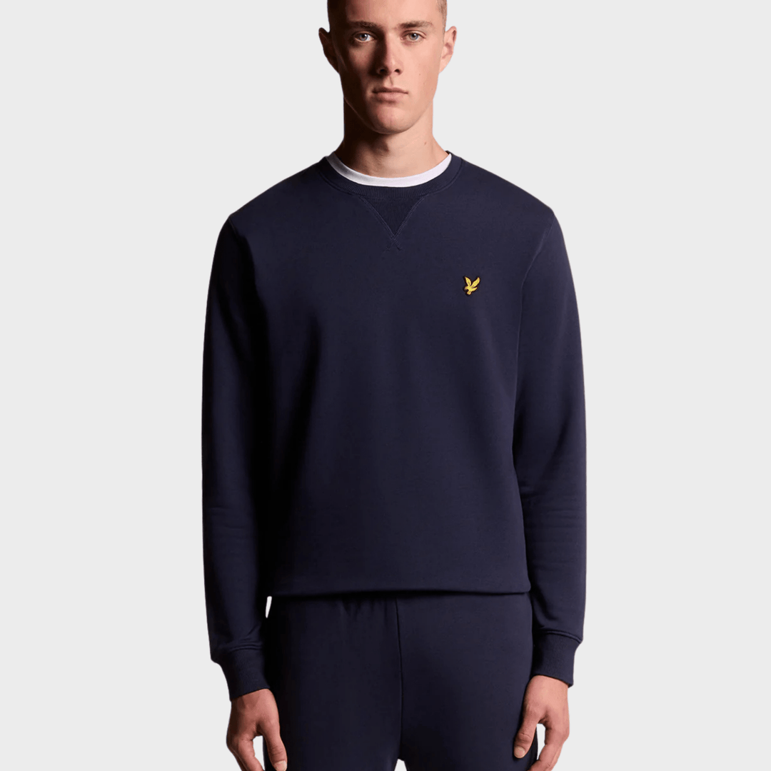 Mens Lyle & Scott Sweater Navy from You Know Who's