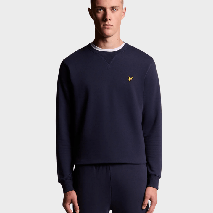 Mens Lyle & Scott Sweater Navy from You Know Who's