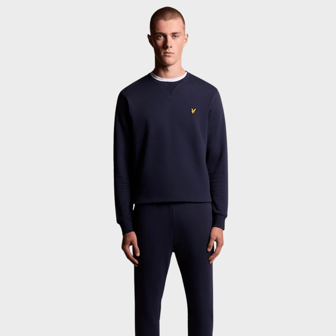 Mens Lyle & Scott Sweater Navy from You Know Who's
