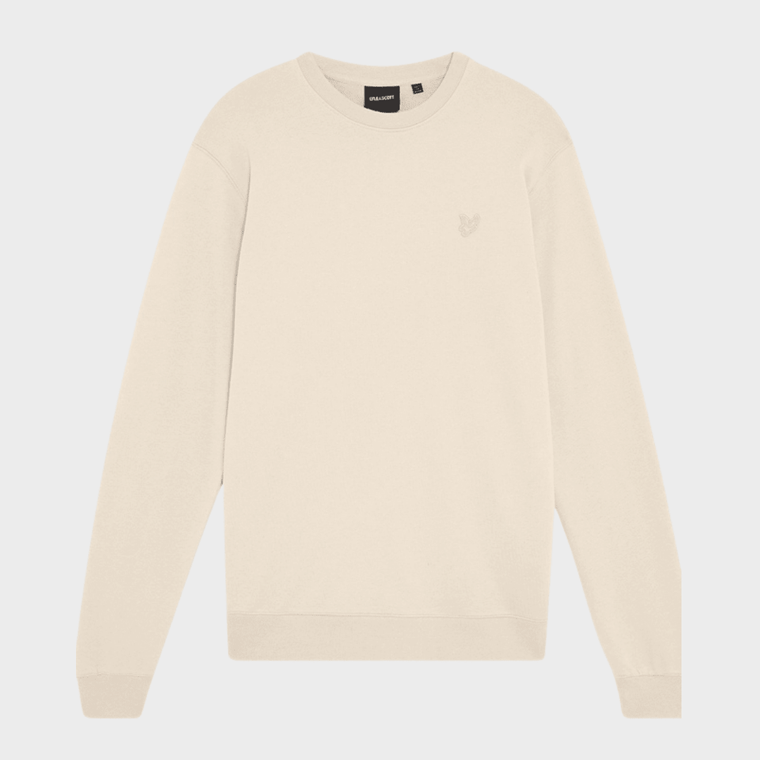 Mens Lyle & Scott Tonal Sweater Beige from You Know Who's