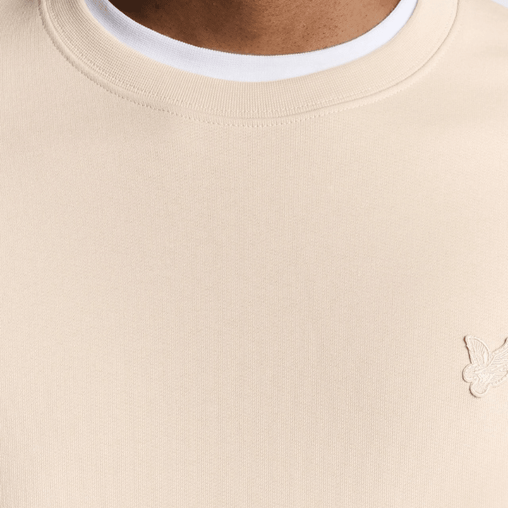 Mens Lyle & Scott Tonal Sweater Beige from You Know Who's