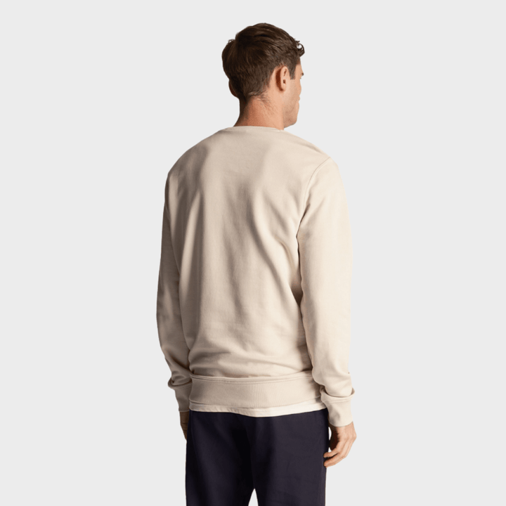 Mens Lyle & Scott Tonal Sweater Cream from You Know Who's