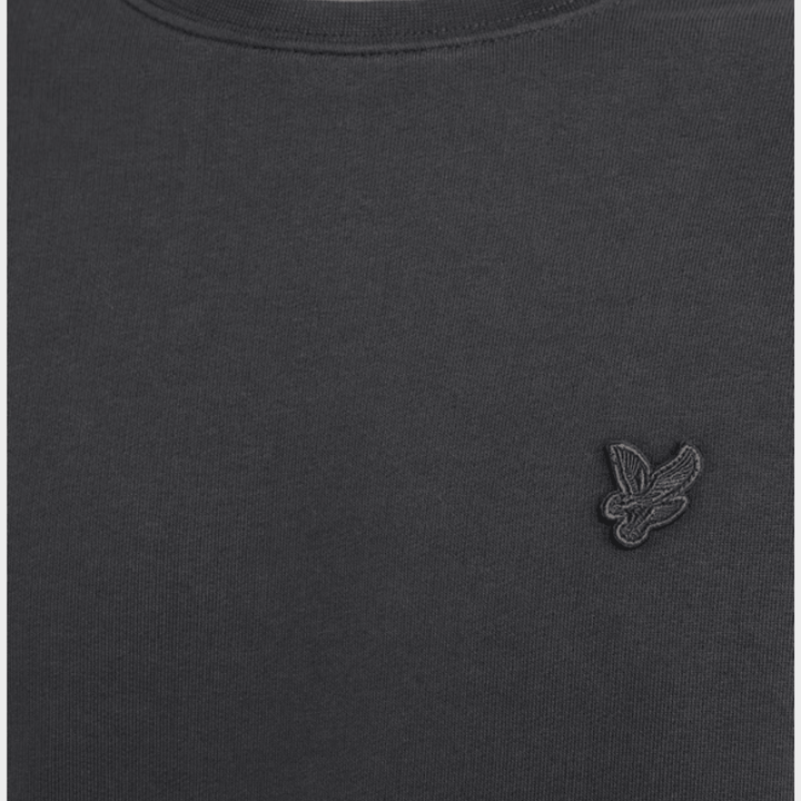 Mens Lyle & Scott Tonal Sweater Dark Grey from You Know Who's