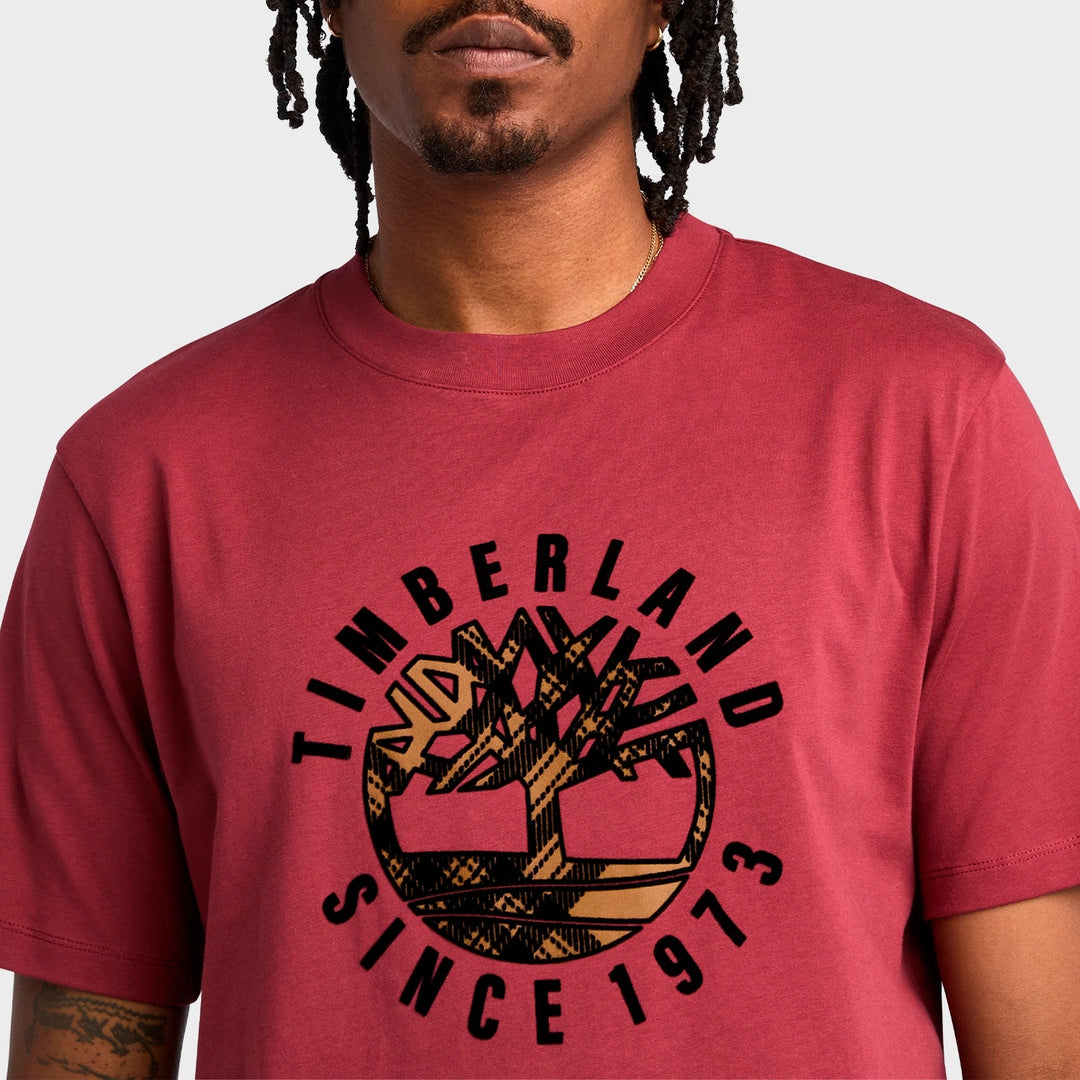 Mens Maroon Timberland T-Shirt from You Know Who's