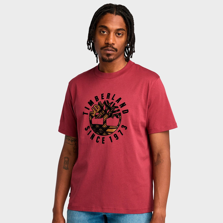 Mens Maroon Timberland T-Shirt from You Know Who's