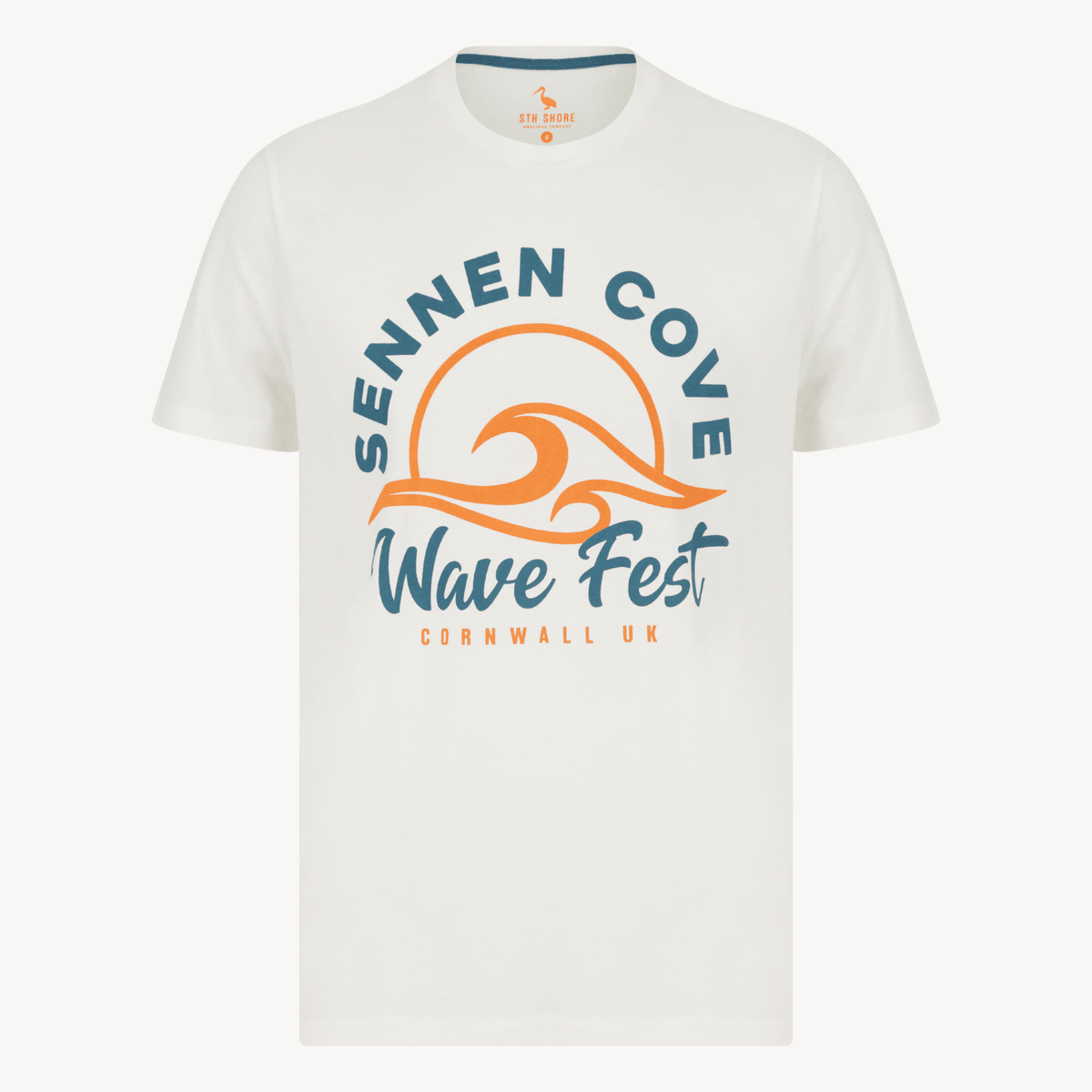 Mens Marshmellow Sennen Cove T-shirt from You Know Who's