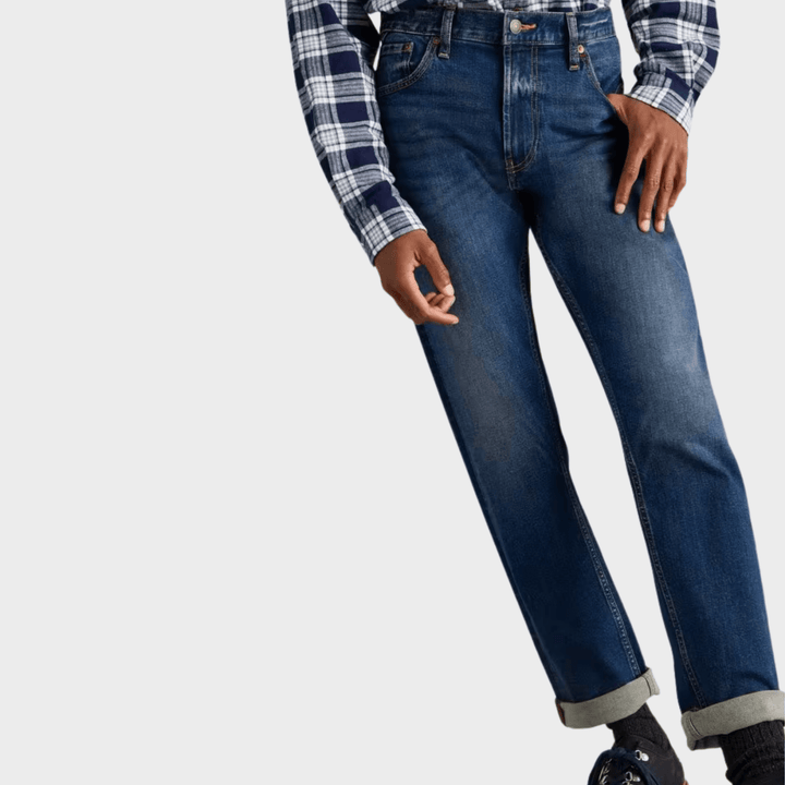 Mens Mid Denim Slim Jeans from You Know Who's