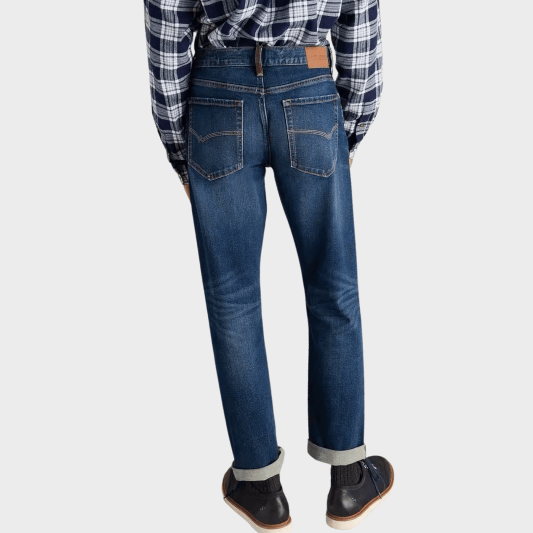 Mens Mid Denim Slim Jeans from You Know Who's